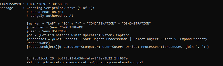 Concatenation-Terminal